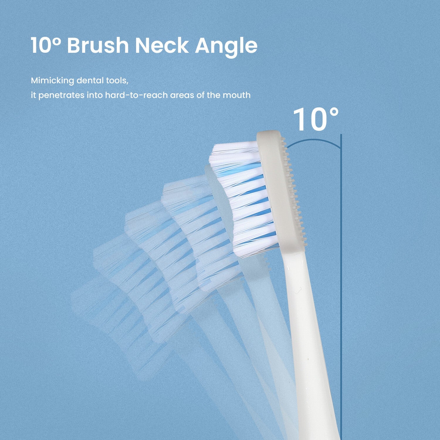 Sonic Electric Toothbrush 4 Heads Tongue Cleaner 5 Modes Rechargeable